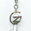 Charme Logo GZ con Fiocco in Vernice Bianca