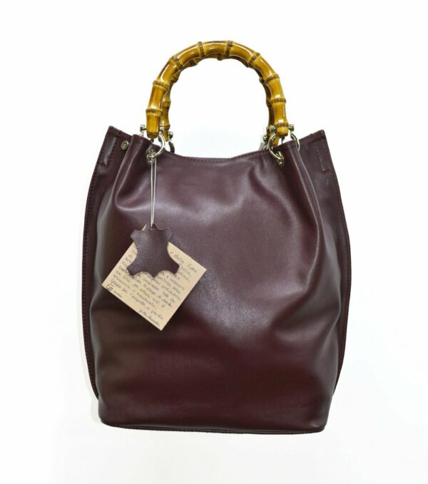 Borsa SAC Pelle Rosso Vinaccia