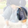 Borsa Mini-SAC Pelle Bottalata Blu Notte - immagine 2