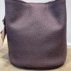 Borsa Mini-SAC Nabuck Bottalato Rosso Vinaccia - immagine 2