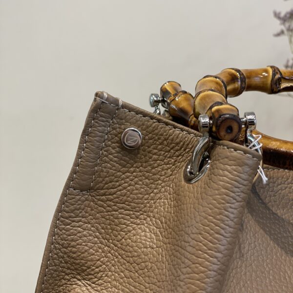 Borsa Sac Pelle con Grana Naturale Nocciola - immagine 3