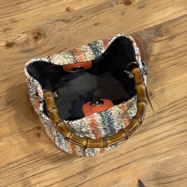 Borsa Mini-Sac Raffia Multicolor - immagine 3