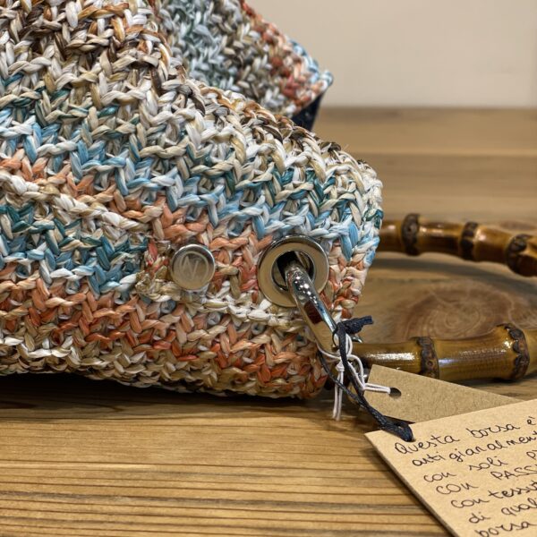 Borsa Mini-Sac Raffia Multicolor - immagine 4