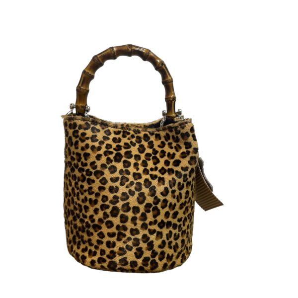 Borsa Mini-Sac Cavallino Leopard Mini
